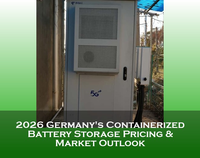 2026 Germany's Containerized Battery Storage Pricing & Market Outlook